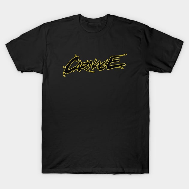 Carnage Logo T-Shirt by JamesCMarshall